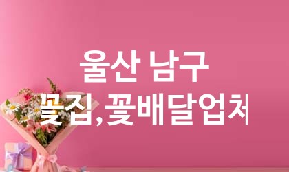 울산 남구 꽃집,꽃배달 업체 추천 5