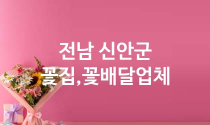 전남 신안군 꽃집,꽃배달 업체 추천 5