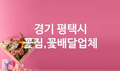 경기 평택시 꽃집,꽃배달 추천 TOP 5