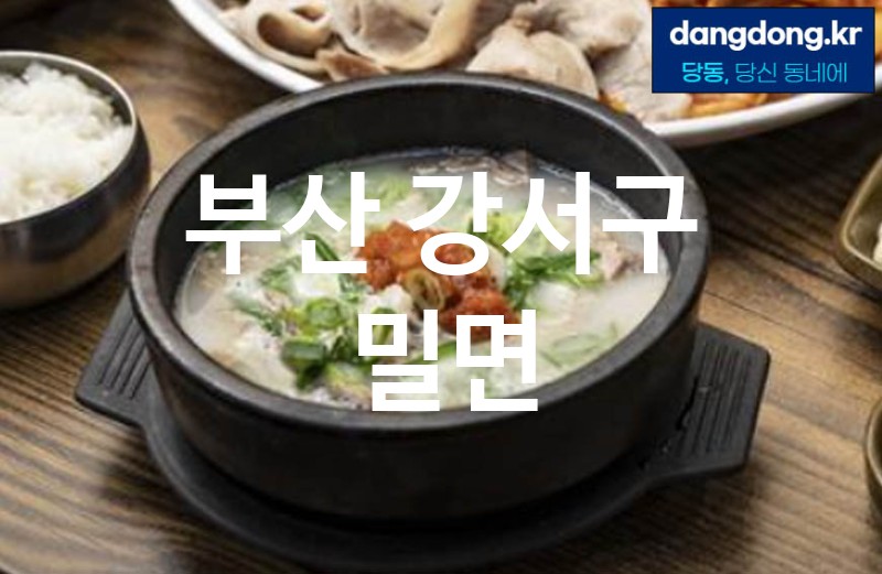 부산 강서구 밀면 최고 친절 리뷰업체 엄선 5