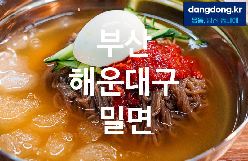 부산 해운대구 밀면 가장 전문업체 베스트추천 5